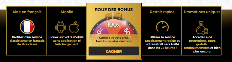 Unique casino bonus on every deposit