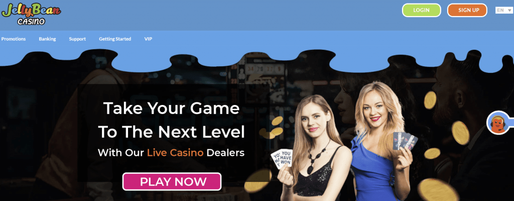 JellyBean Casino Welcome Bonus